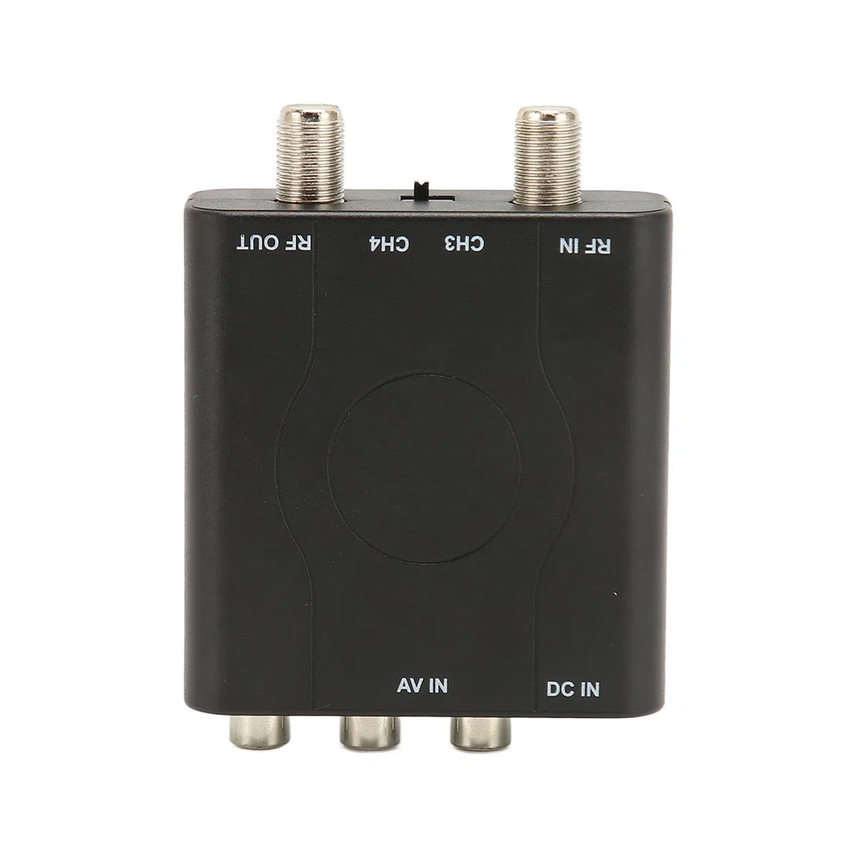 RF Modulator, Digitaler zu RF Modulator Video Audio Konverter, Unterstützt NTSC Format, Professioneller HD VHF Demodulator Konverter mit Stromkabel, für CATV System