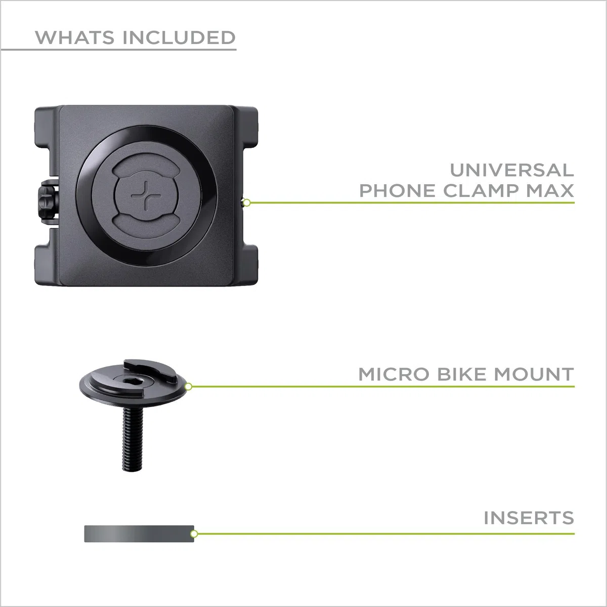 SP CONNECT Micro Stem Mount Pro Clamp | SPC+ | Handy Halterung für den fahrradlenker | Smartphone Halterung Fahrrad | handyhalter