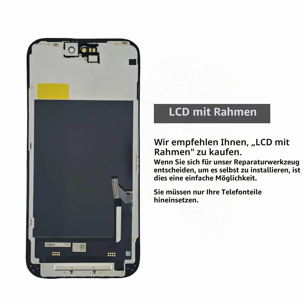 für iPhone 15 Display für iPhone 15 Display Mit Rahmen für iPhone 15 Pantalla A2846 A3089 A3092 A3090 Reparatur Digitizer Touchscreen Assembly mit Werkzeug