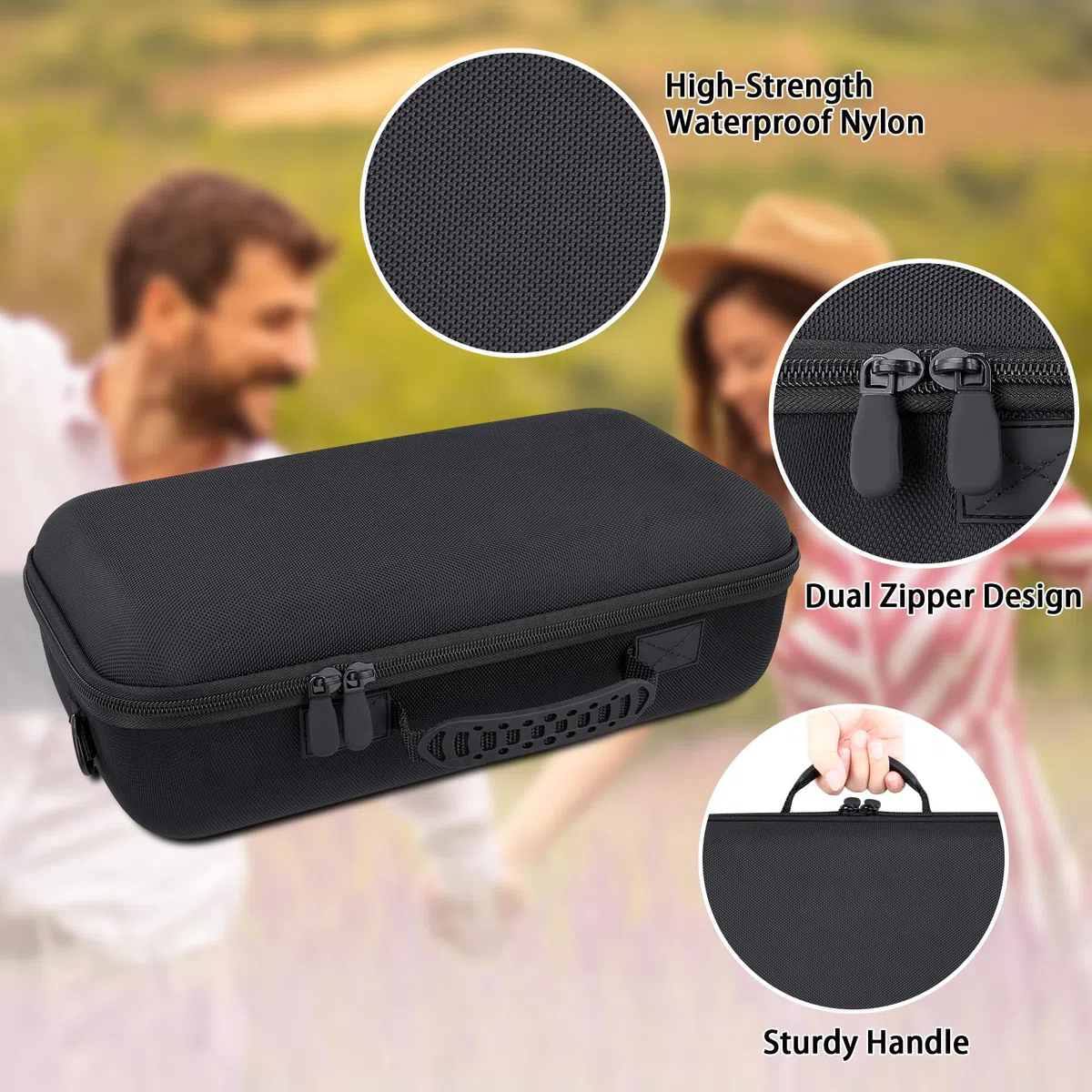 co2CREA Harte Tasche für Bose SoundLink Max Tragbaren Bluetooth-Lautsprecher Case Etui Tragetasche