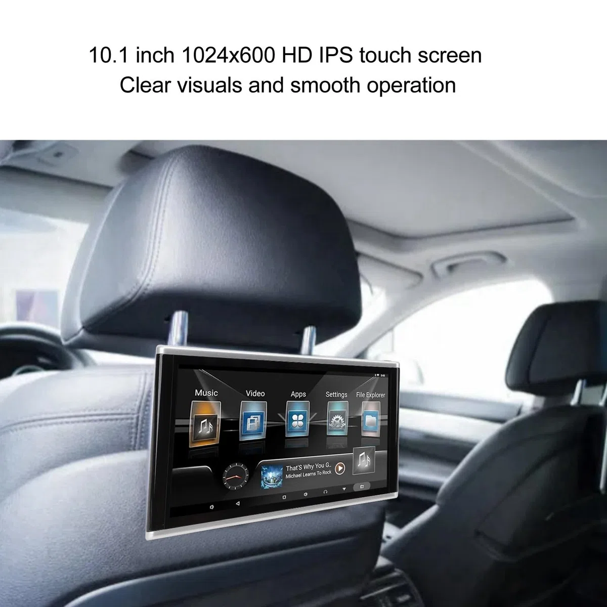 10, Zoll Kopfstützen Tablet für Rücksitz, 11, 4K Touchscreen, 2GB 32GB ROM, Miracast, für Fahrzeuge