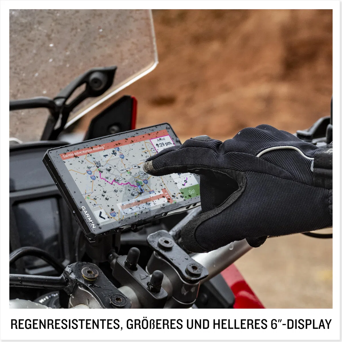Garmin zūmo XT2 – wasserdichtes Motorrad-Navi für On- & Offroad mit ultrahellem 6“ HD-Touchdisplay und vorinstallierter EU-Karte, mit Adventurous Routing, Satellitenbildern, Schwarz