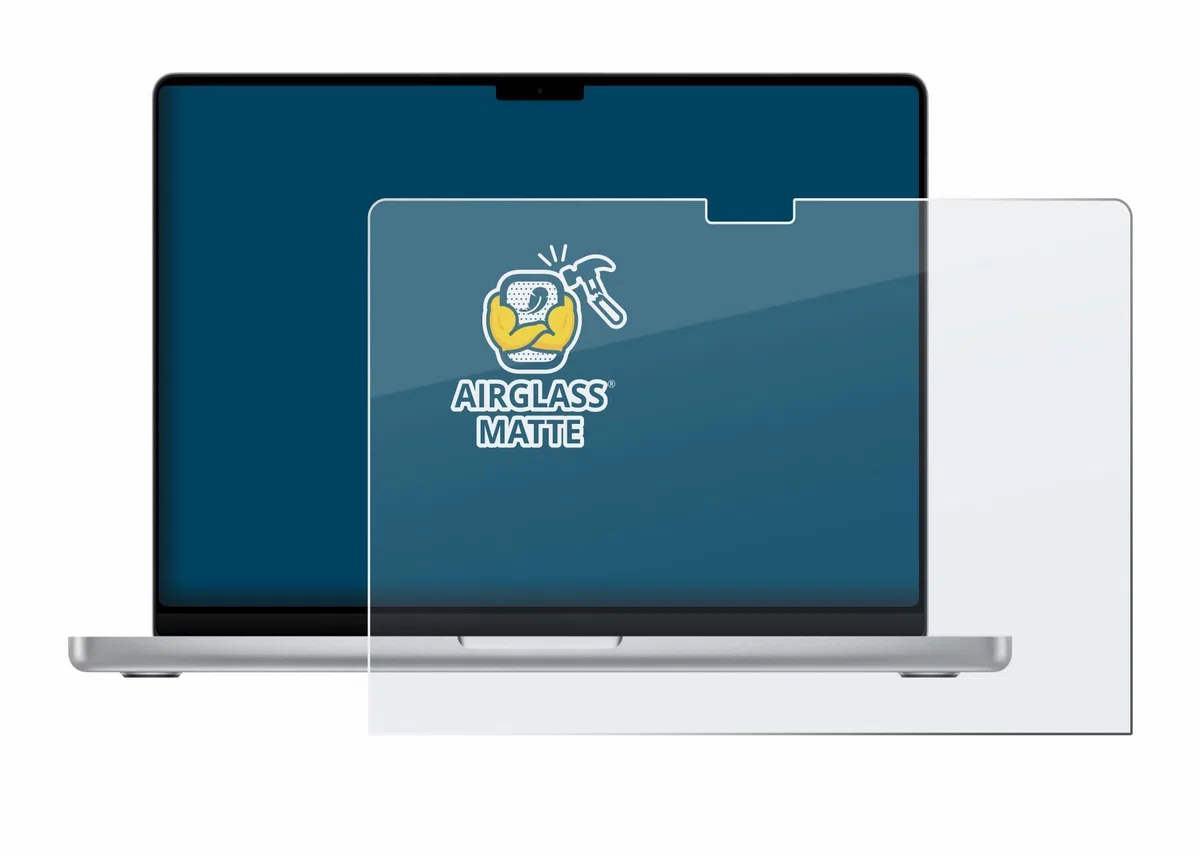 BROTECT Entspiegelungs Schutzglas für Apple MacBook Pro 14" 2024/2025 / 2026 Schutzfolie Matt [Extrem Kratzfest 9H, Anti-Fingerprint]