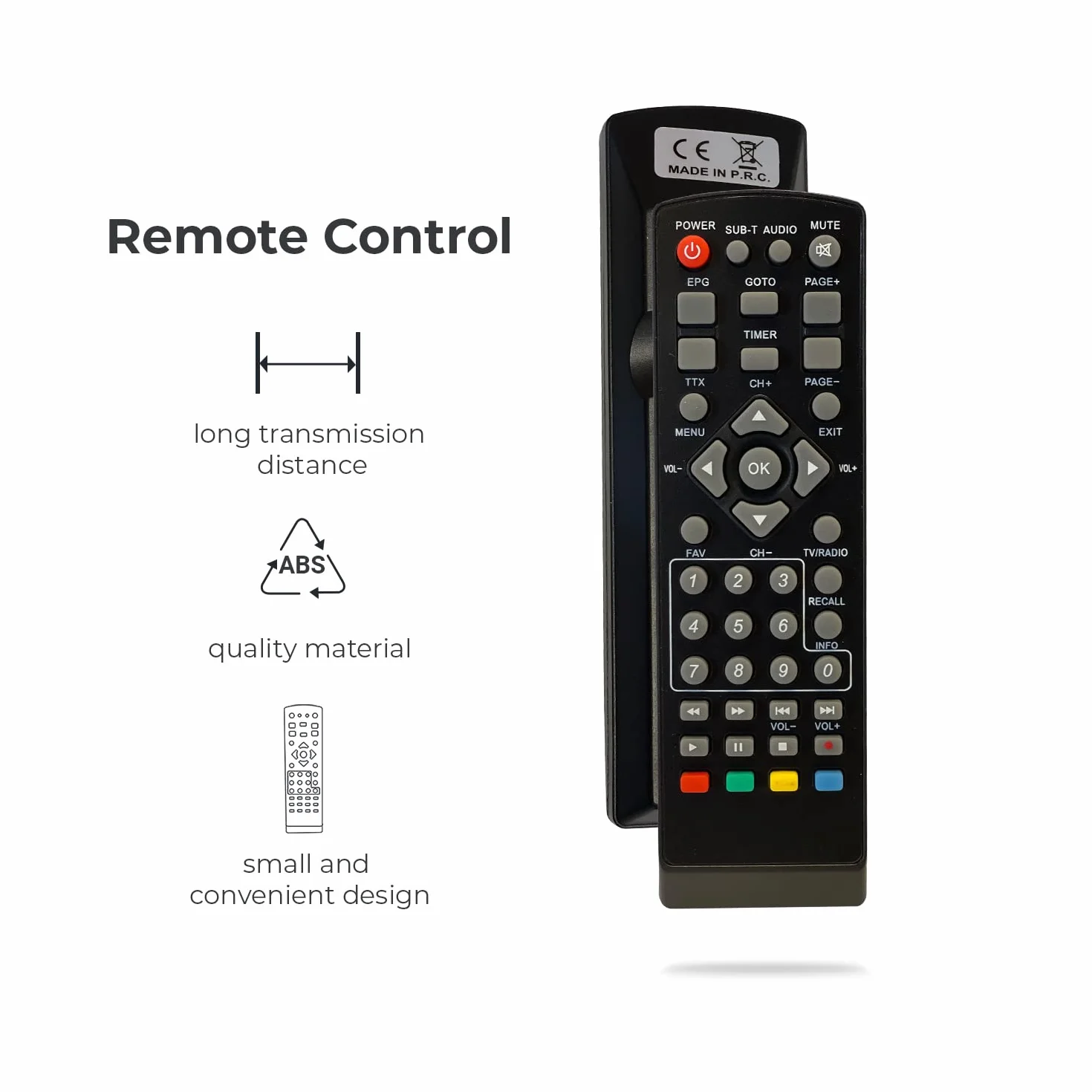LEYF PA-2211 Kabel Receiver DVB-C Digitales Kabelfernsehen Full HD TV(DVB-C / C2, HDTV, DVB-T/T2, HD, SCART, USB) Kabelfernsehen für alle Kabelanbiete