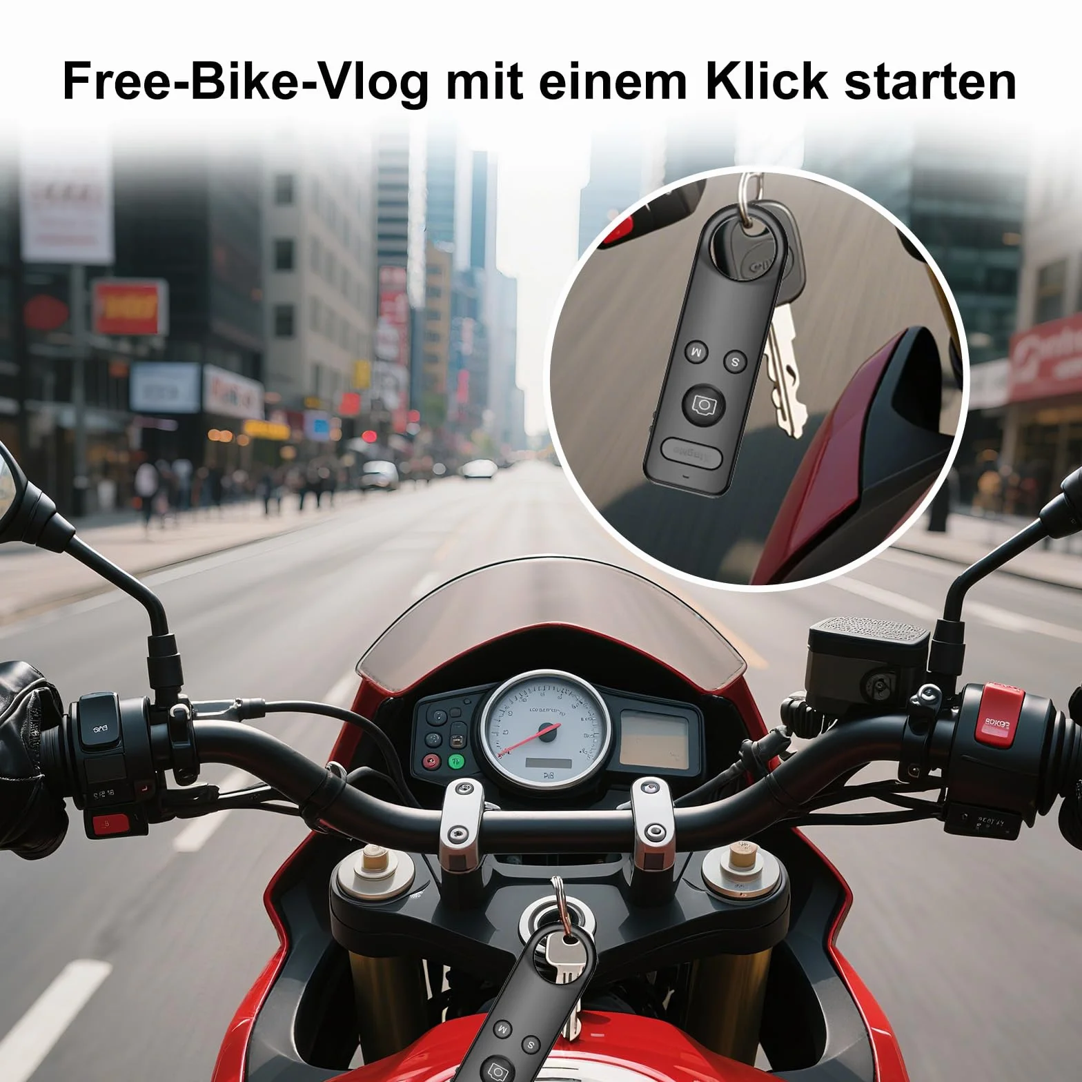 Drahtlose Fernbedienung für die Insta 360 ACE – Bluetooth-Fernbedienung, kompatibel mit GoPro 8/9/10/11/12/13, für Insta360 X2, X3, X4, X5, GO3/3S, ACE, PRO1/2 – Sportkamera-Fernbedienung für Vlogging