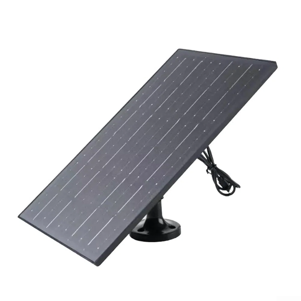 HpLive 10W 5V Solar Panel Kamera Ladegerät, IP65 wasserdicht und wetterfest Outdoor USB-C Ladegerät