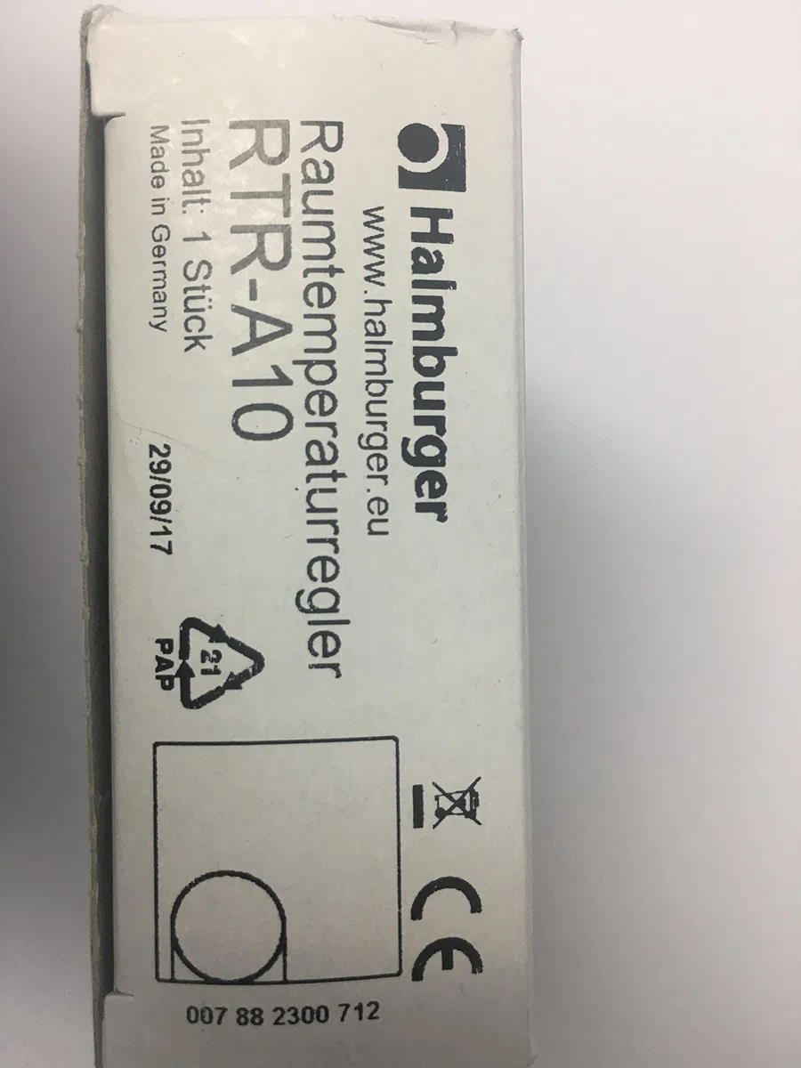 RTR -A10 Rt Regler Raumtemperaturregler Thermostat AP Öffner