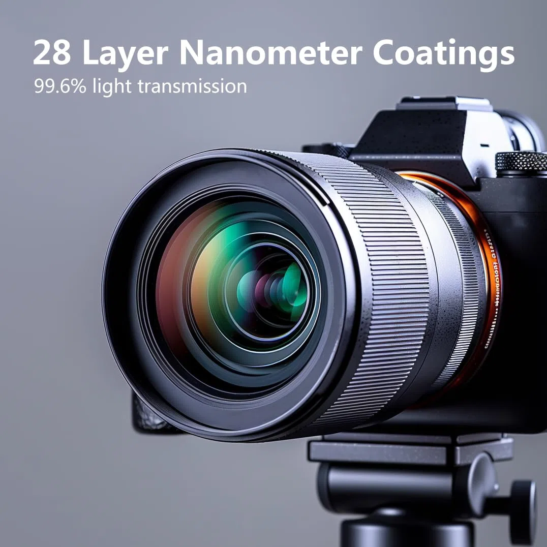 JONGSUN UV Filter 58mm, S-Pro HD Nano MRC Mehrlagenbeschichtung, B270, Kameras Ultraviolett Schutzfilter Filter