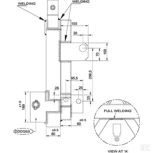 Kramp Dreipunktadapter Dreieck-Euro Kat 2 Schnellwechselsystem TL150855