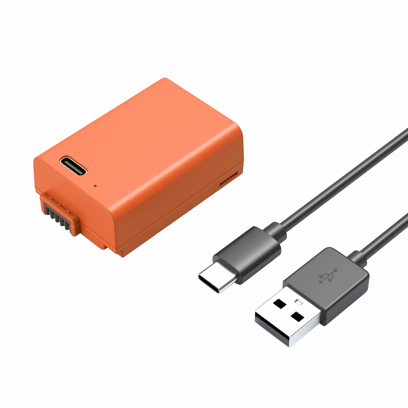 SMALLRIG Battery Akku für EN-EL25 1250mAh USB-C Battery Ersatzakku für Nikon Z30 / Z50 / Z50 II/Z fc, 1,75 Std. voll aufgeladener wiederaufladbarer Kamera-akku für Nikon Z50, Z fc, Orange – 4967