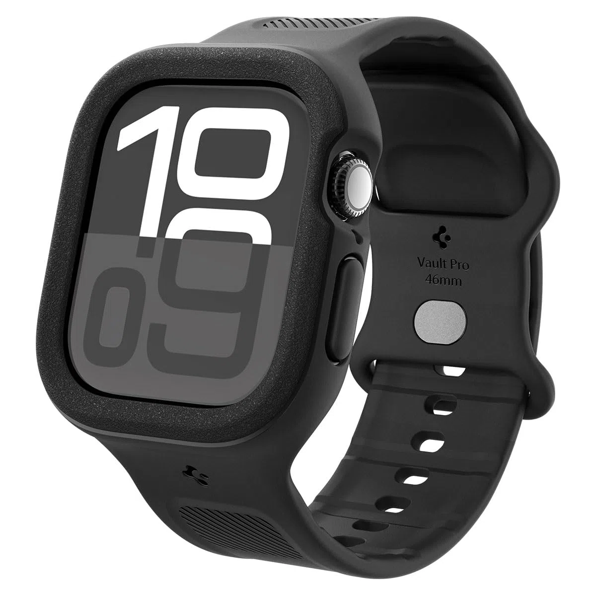 Spigen Vault Pro Hülle Kompatibel mit Apple Watch 11/10 46mm (2025/2024) - Matt Schwarz