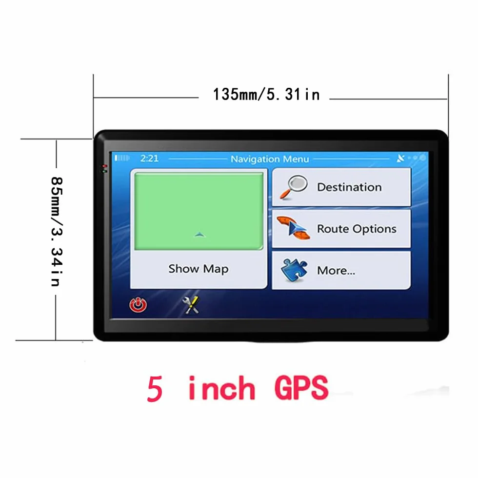 NEWFUN Navigationsgeräte für Auto,GPS LKW Navigationsgeräte, 2025 Europa Karten,5 Zoll Navi für Auto,Kostenloses Karten Update,mit POI Geschwindigkeitswarnung,Sprachführung