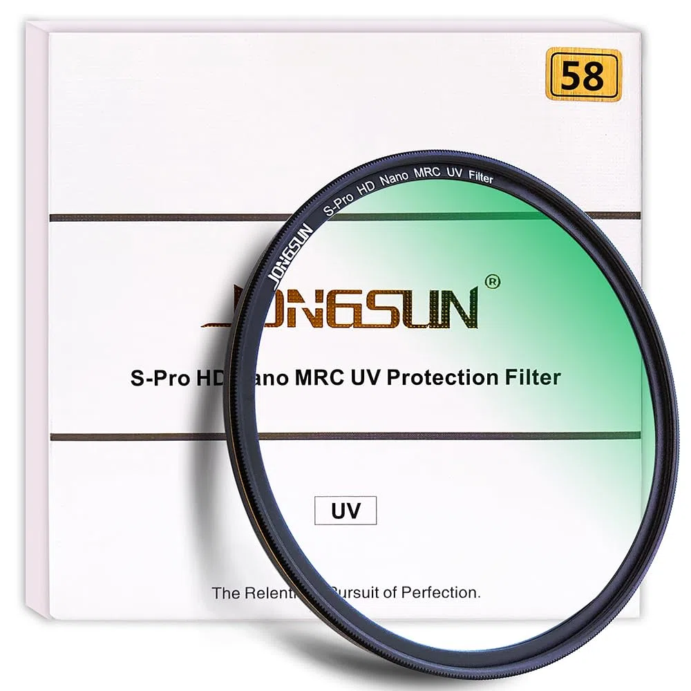 JONGSUN UV Filter 58mm, S-Pro HD Nano MRC Mehrlagenbeschichtung, B270, Kameras Ultraviolett Schutzfilter Filter