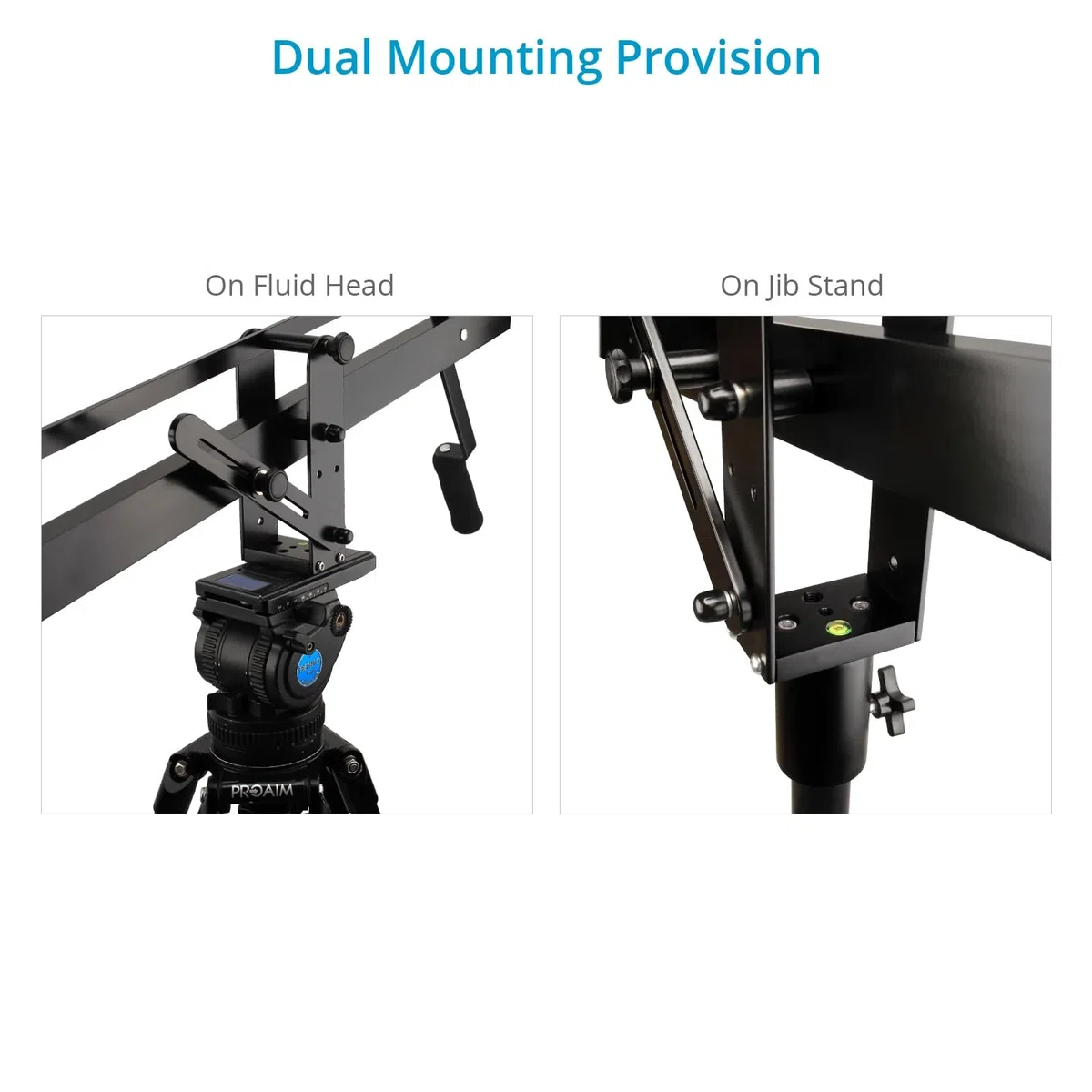 PROAIM Astra 12ft Professional Minikamera Ausleger für DSLR Videofilmkamera| robust Aber leicht, Bester Reise, Indoor/Outdoor Alukran, mit LCD-Arm + Tasche (JB-AS12-00)