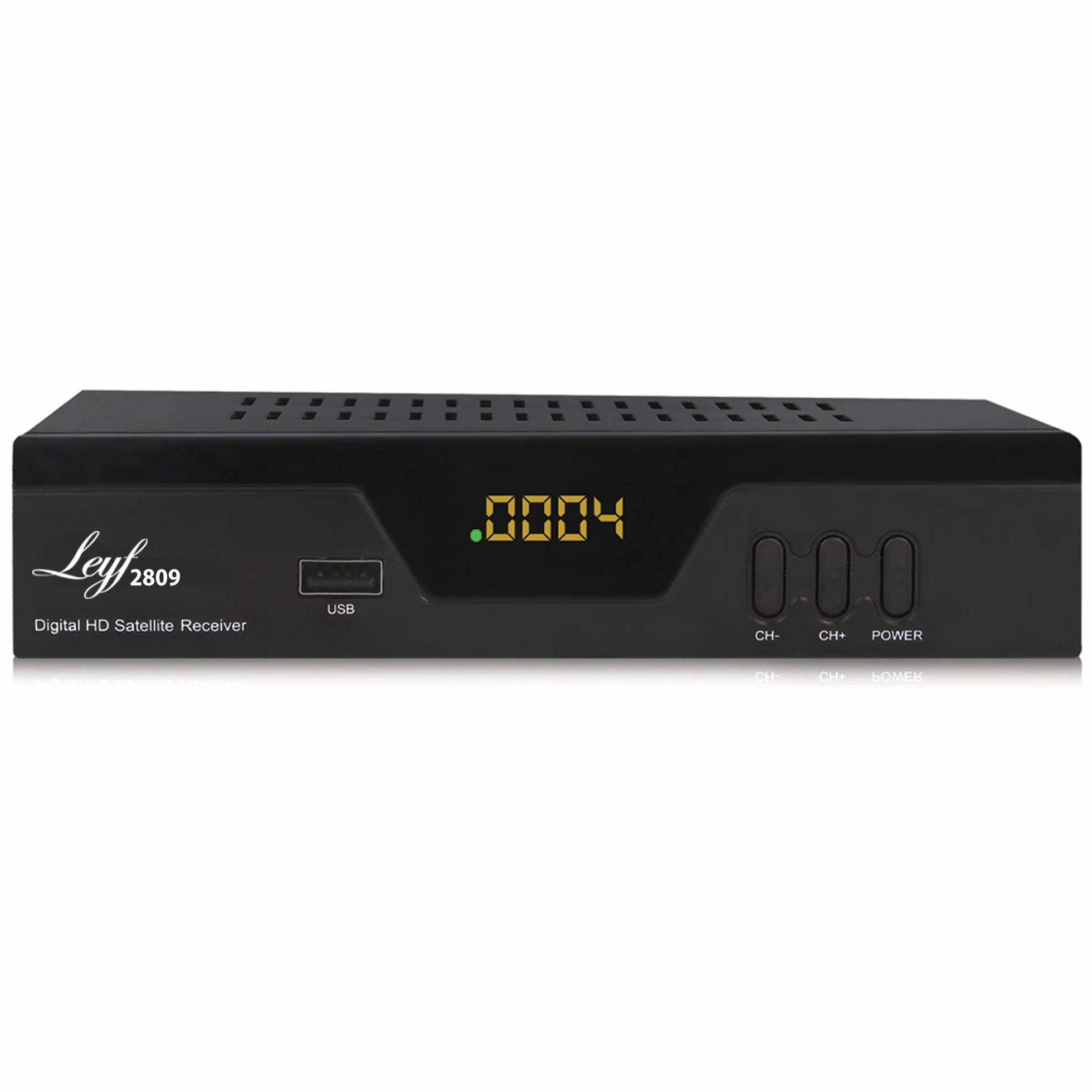 Leyf 2809 Digital Receiver Satellite Receiver (HDTV, DVB-S/S2, HDMI, SCART, 2X USB 2.0, Full HD 1080p) [Pre-Programmed for Astra Hotbird Türksat]