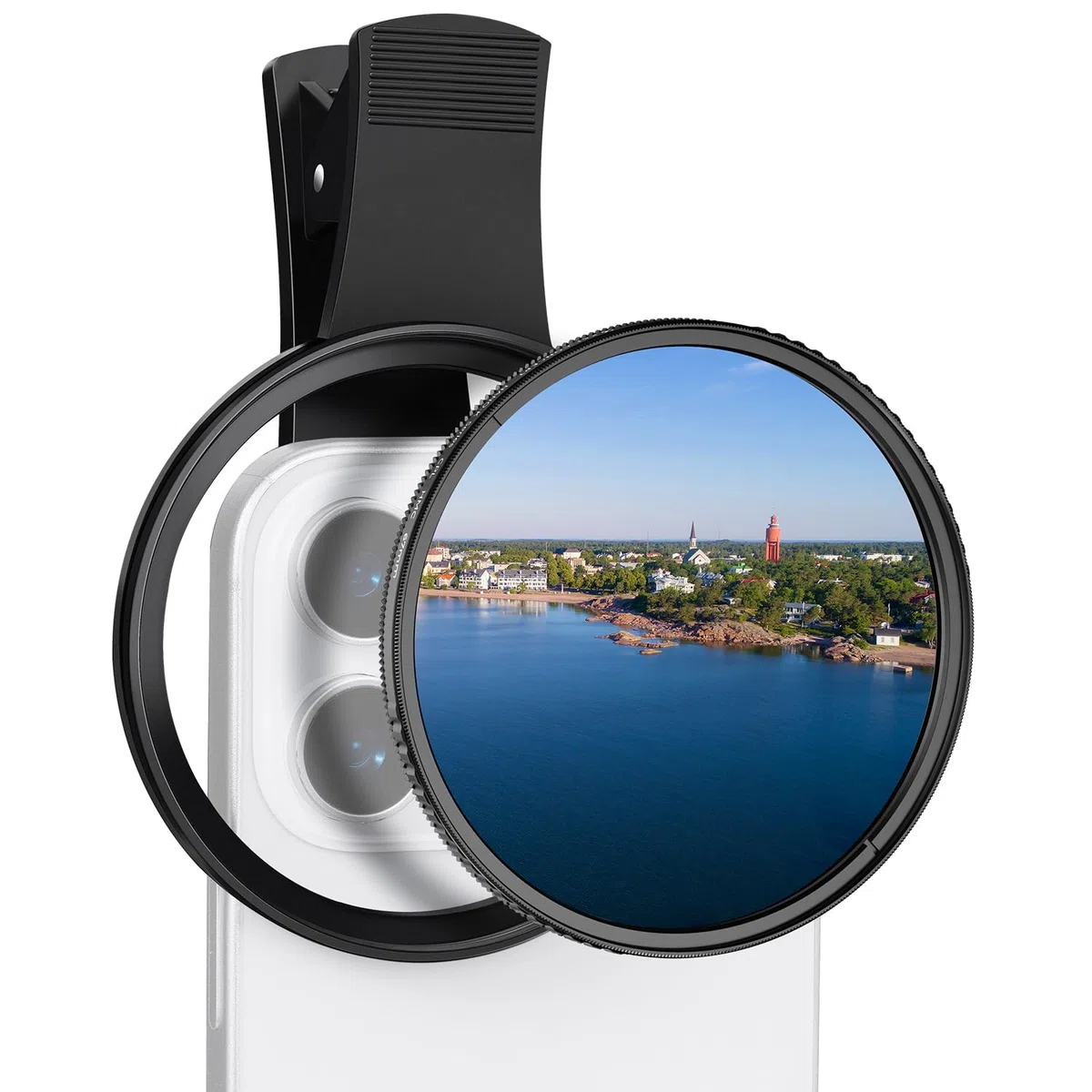 K&F CONCEPT K-Serie 67mm CPL Filter Handy Cirkular Polfilter, Schraubfilter CPL-Objektivfilter für Kameraobjektive, Clip-On-Handy-Filter für iPhone 16 15 14 13 Series Galaxy S24 S23 S22 Ultra