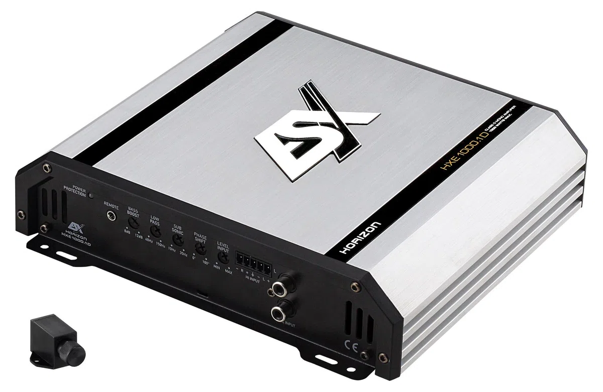 ESX HXE1000.1D | Monoblock Class D Digital Verstärker Endstufe 550 Watt RMS Ausgangsleistung
