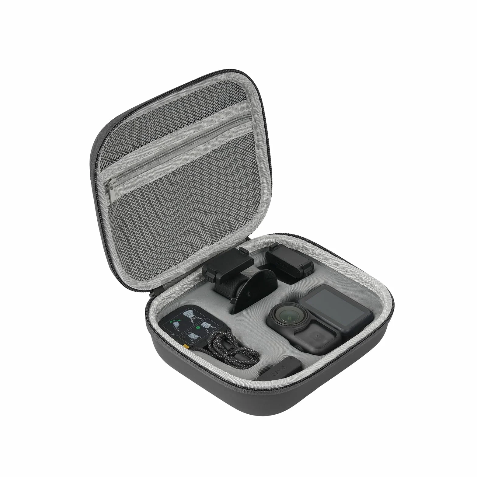 Tragetasche Tasche für DJI Osmo Nano, Schutztasche PU Case Bag Reisetasche Zubehör für DJI Osmo Nano Combo (Black)