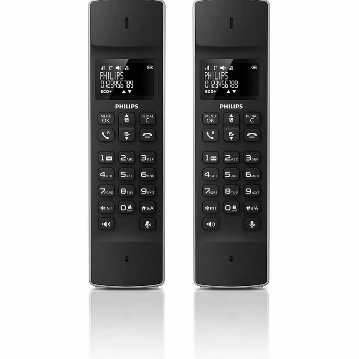 Philips 4000 Series Wireless landline Telephone M4502B/34 Black 1.6'' Design, bunt