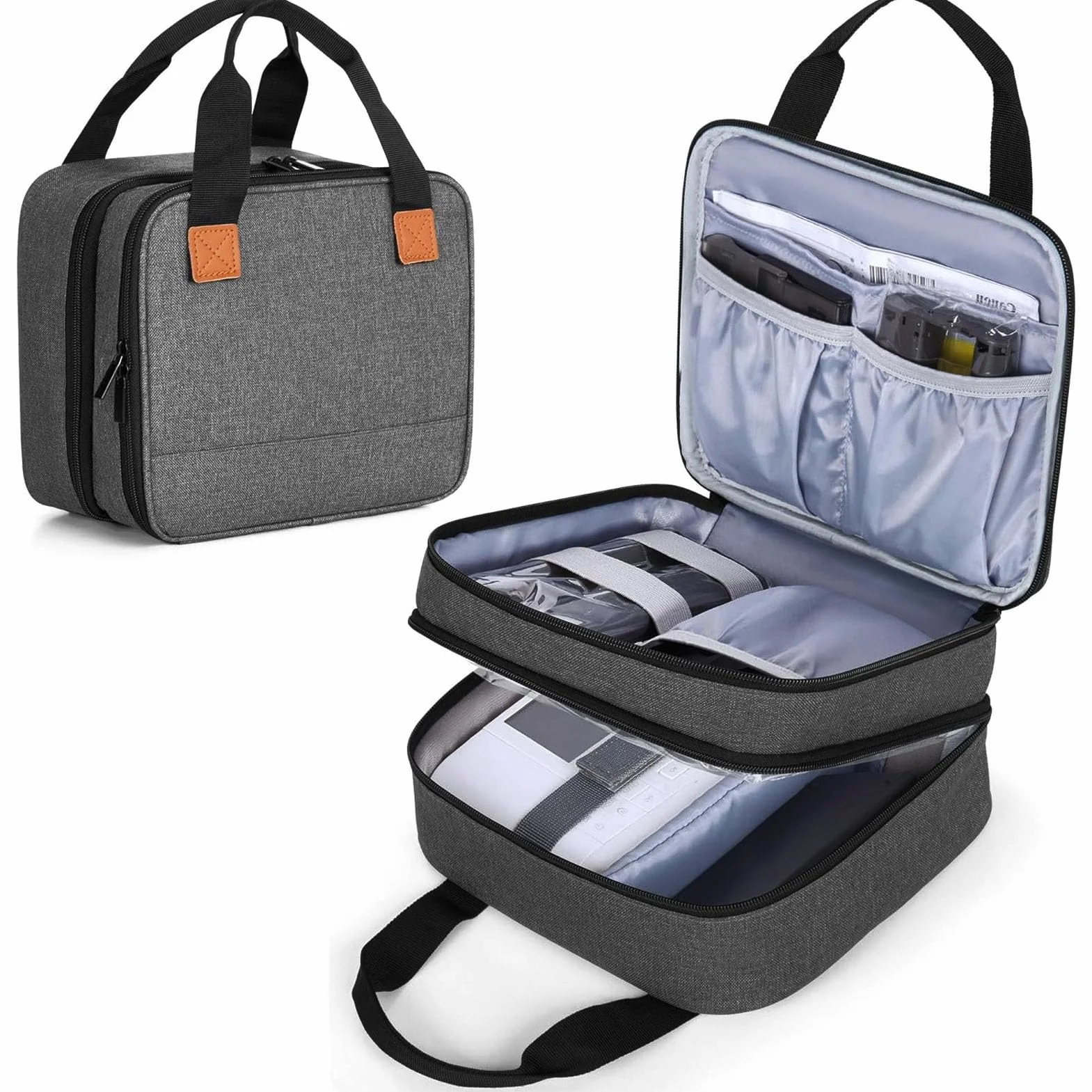 Polyester -Fotodruckerbeutel für Selphy CP1500/CP1300/CP1200 - Hülle mit Taschen und Abnehmbarem Teiler