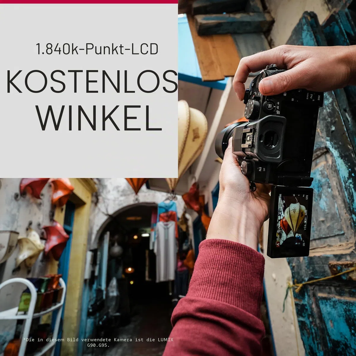 Panasonic LUMIX DC-G97E Micro Four Thirds Wechselobjektiv Kamera, 20,3 MP, 4K 30p Video, extrem schneller AF, OLED-Sucher, frei schwenkbarer-LCD, WLAN, Bluetooth, Staub-/Spritzwasserschutz, Schwarz