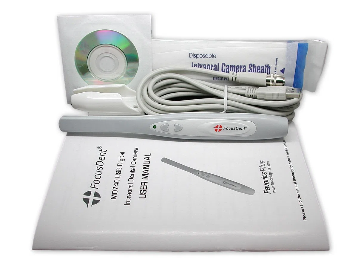 MD740 USB Intraorale Kamera - Intraoralkamera - Zahnarztkamera - USB Plug & Play, 6 LED, 1.3 Mega Pixels - Bildbearbeitungssoftware enthalten