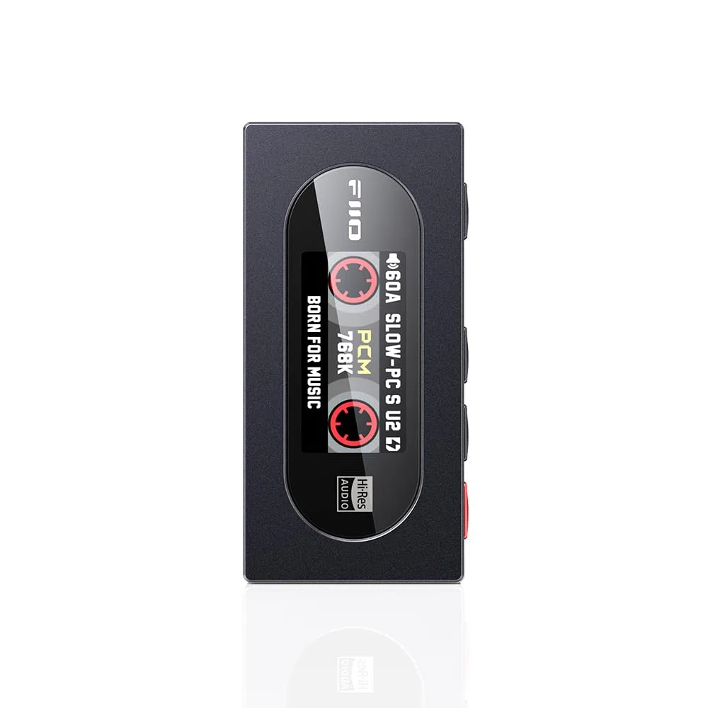 FiiO KA15 Tragbarer DAC- und Kopfhörerverstärker (schwarz)