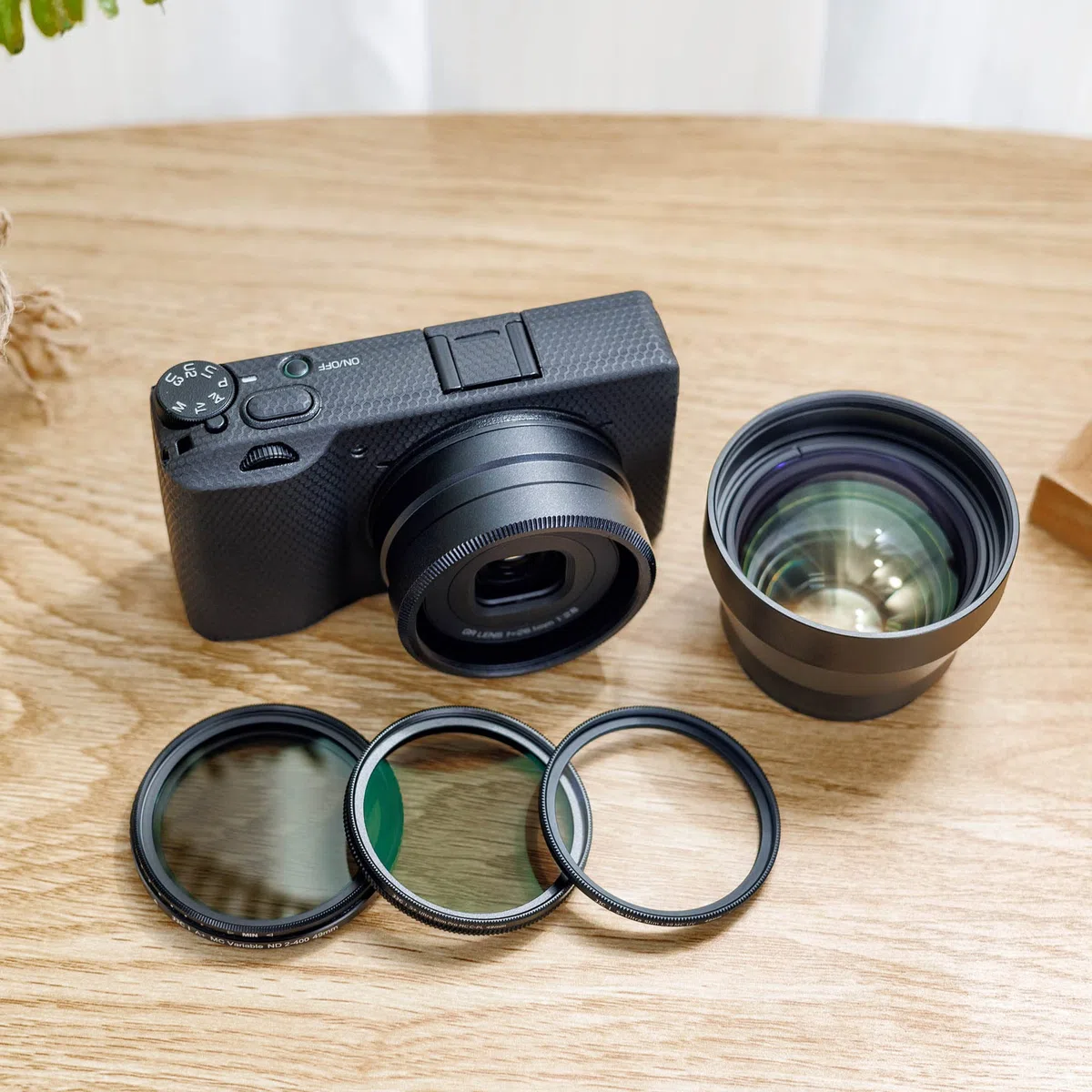 JJC Metall Objektiv Filter Adapter Ring für RICOH GR IIIx GR IIIx HDF GR3x Kamera mit GT-2 Tele Konvertierungsobjektiv, Ersatz für RICOH GA-2 Objektivadapter