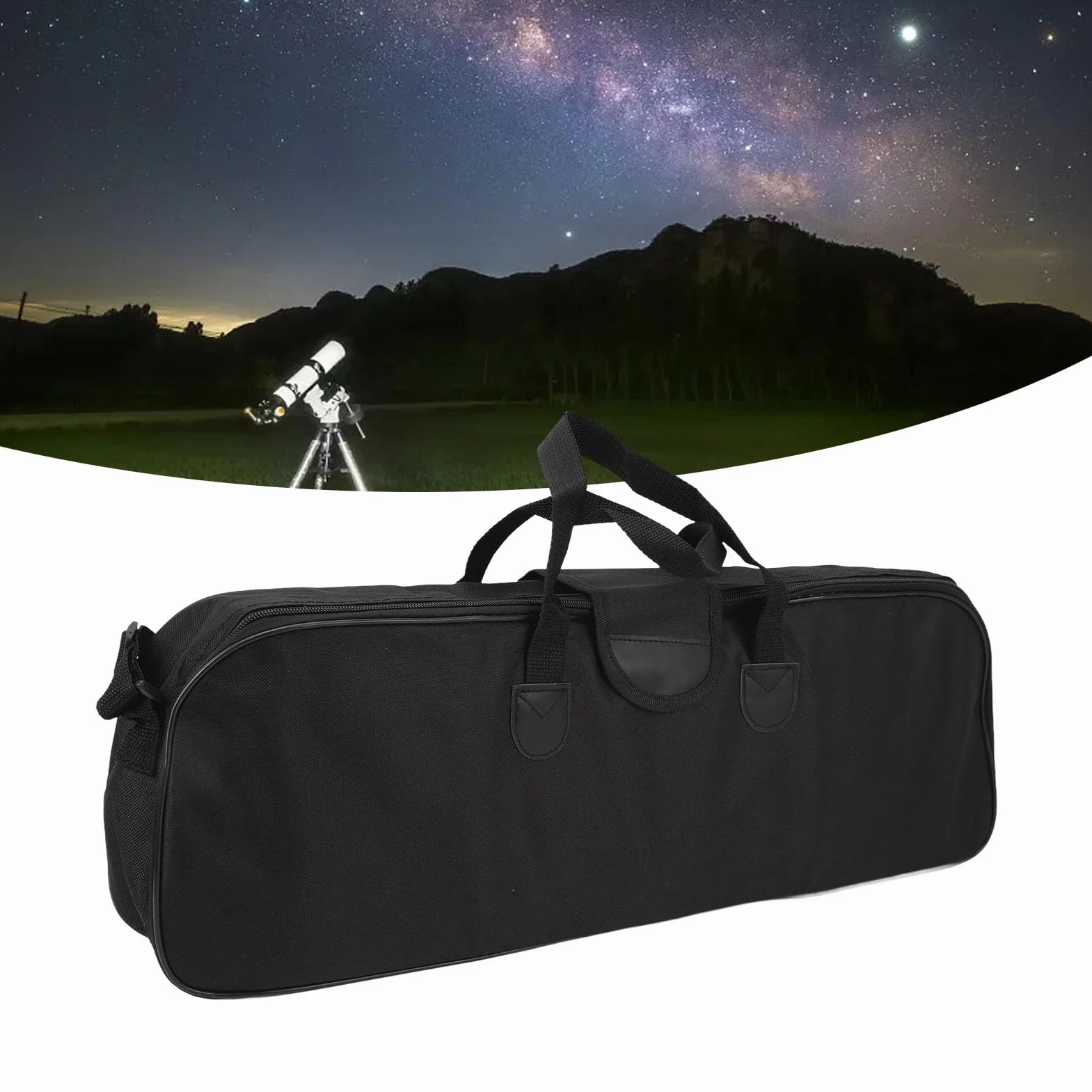 Teleskop-Tragetasche,Stoßfeste Teleskoptasche für 60 X 19 X 8 cm Große Teleskope, Zubehöraufbewahrung, Leicht zu Transportieren, in Militärqualität, Wasserabweisend