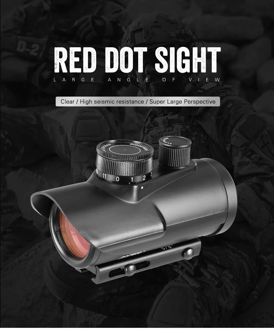 ACEXIER Red Dot Sight 1X30mm Zielfernrohr Holographische 11mm & 20mm Weberschienenhalterung für Taktische Jagdoptik