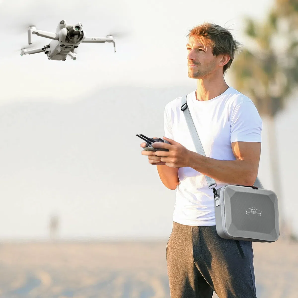 STARTRC Mini 3 Tasche Zubehör,tragbare Reisetasche für DJI Mini 3/Mini4 pro Fly More Combo für DJI RC Controller, Drone Schultertasche