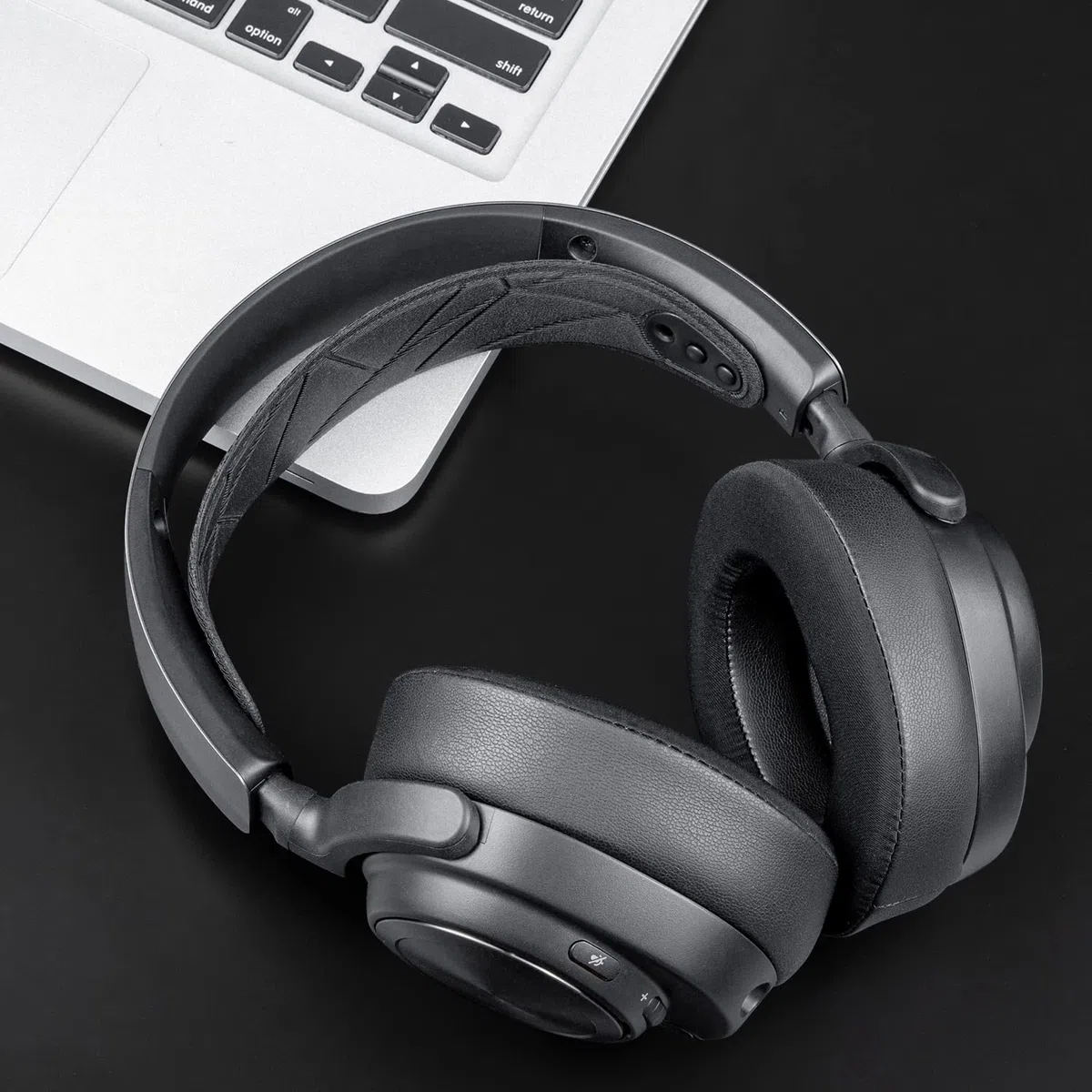 SOULWIT Kühlgel Ersatz Ohrpolster für Steelseries Arctis Nova Pro Wired, Nova 1/1X/1P/3/3P/3X/4/7/7X/7P Kopfhörer, Ersatzpolster mit Geräuschisolations-Schaumstoff, zusätzliche Dicke