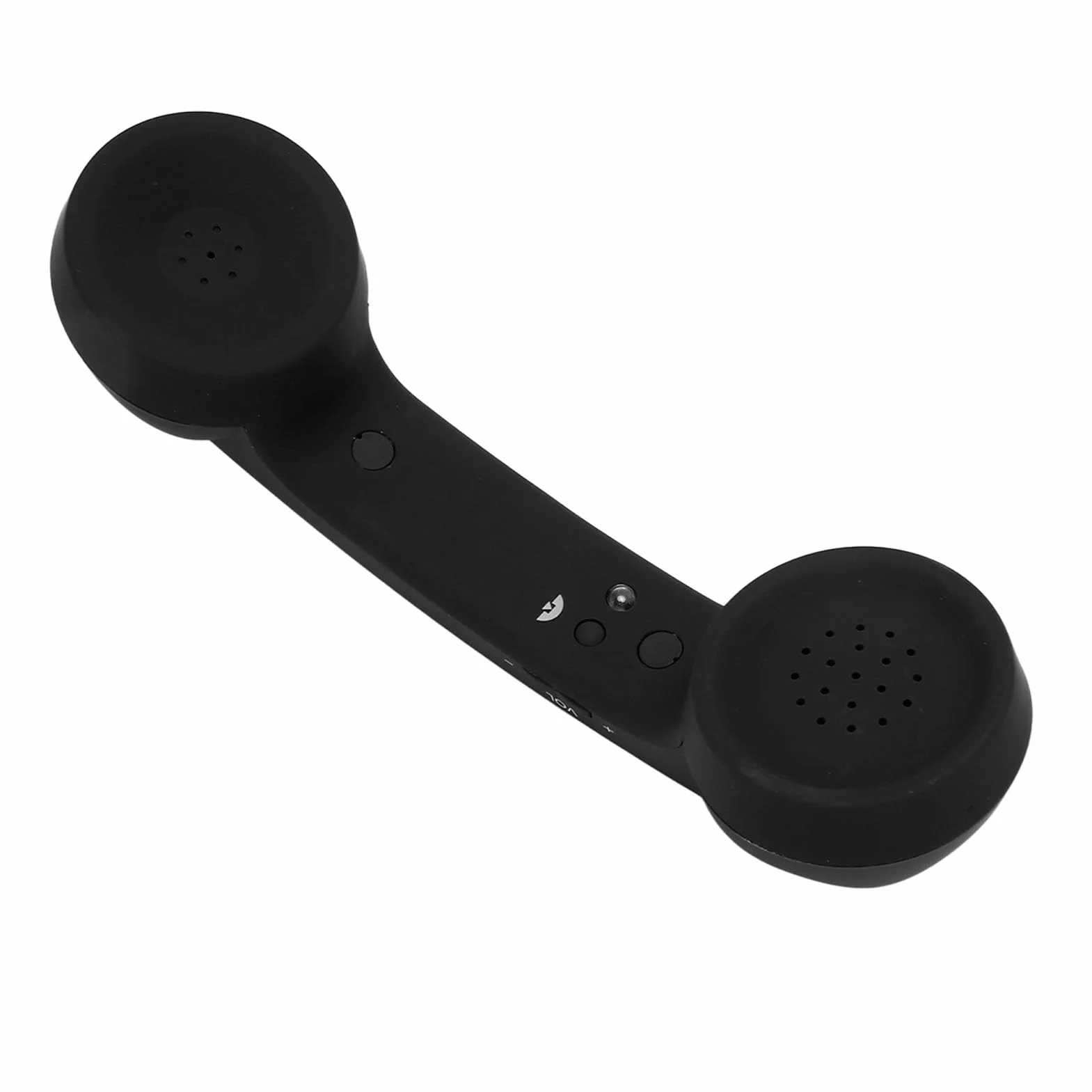 Tonysa Bluetooth Telefonhörer Retro - Strahlungsarm & Kabellos, Wiederaufladbar mit 20 Std. Talkzeit, Leicht & Bequem für Klares HD-Ruflautsprecher, Einfache Kopplung, inkl. USB-Kabel (Schwarz)