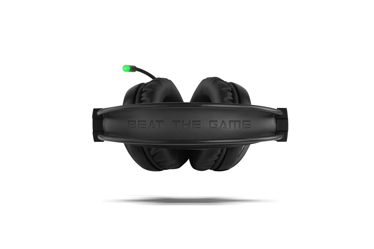 BG Xonar-X6 Binaural Headset, Schwarz, Grün, Kopfhörer – Kopfhörer (Spielkonsole/PC/Spiele, Binaural, Kopfband, Schwarz, Grün, Kunstleder)