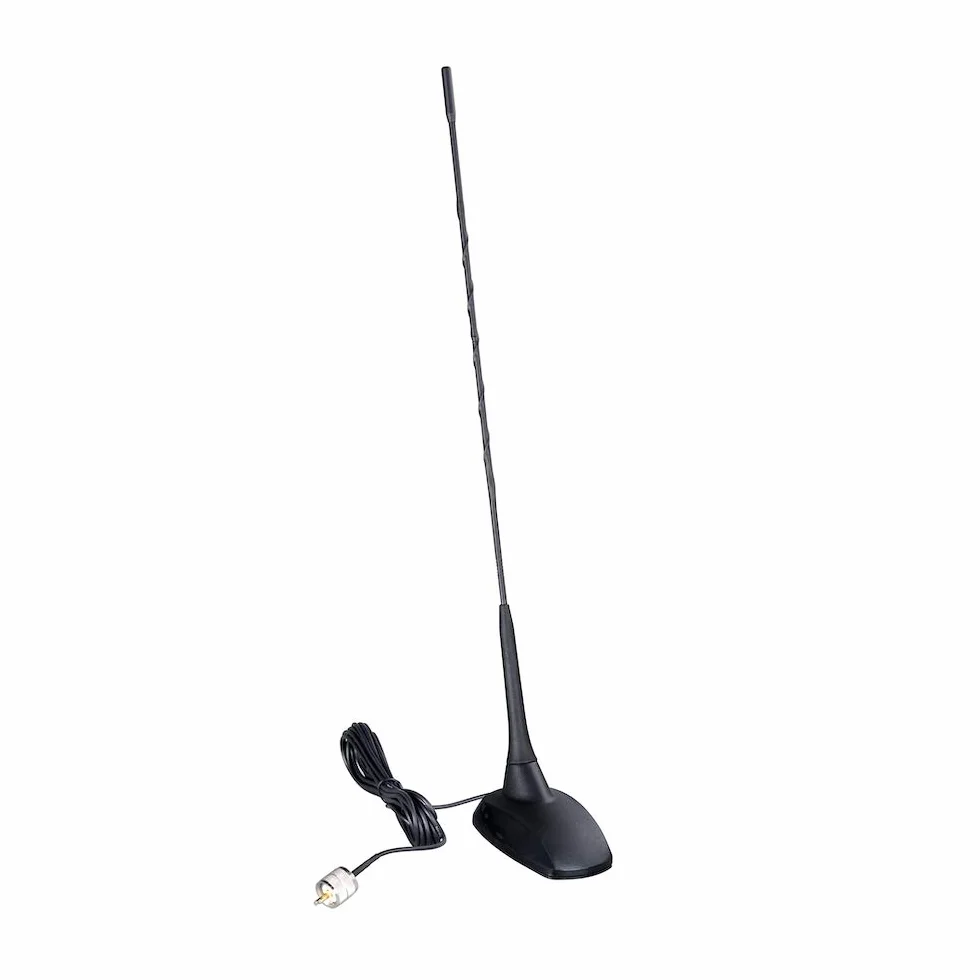 Albrecht CB-Magnetantenne CBM-516, 65270, Strahlerlänger 44cm, mit 4 m Kabel und PL-Stecker