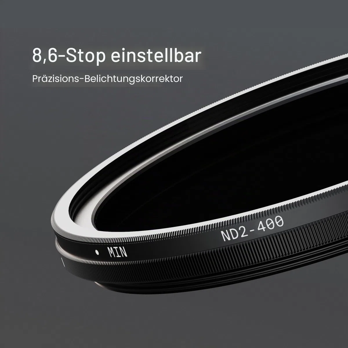Urth 77mm ND2-400 Variable ND Lens Filter - 1-8.6 Stop Range, HD Optical Glass 20-Layer Nano-Coated Neutral Density Filter for Cameras