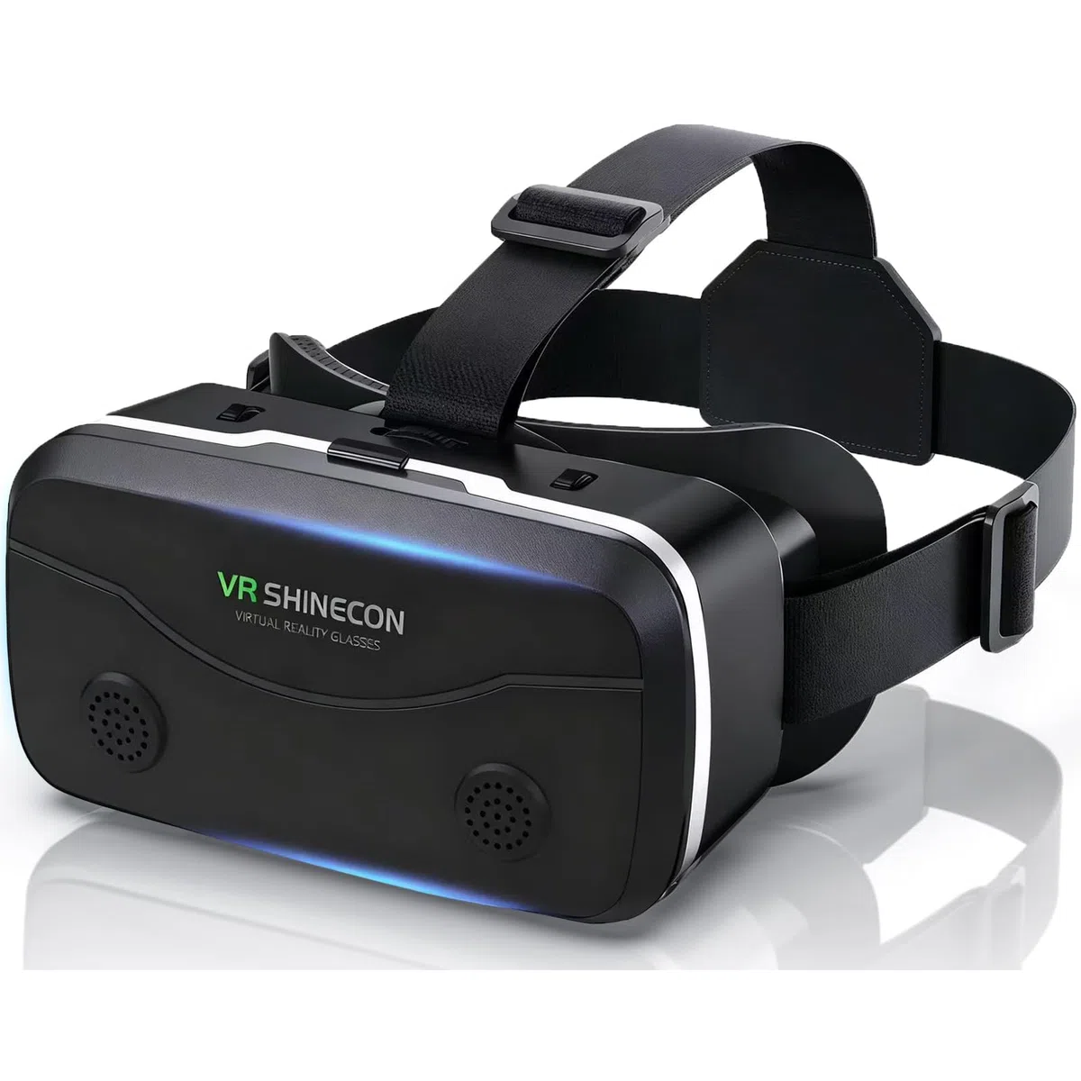 VR Brille Handy, Virtual Reality 3D Brille, Anti-Blaulicht, kompatibel mit iOS und Android 5,0-7,0 Zoll Smartphones (Black)