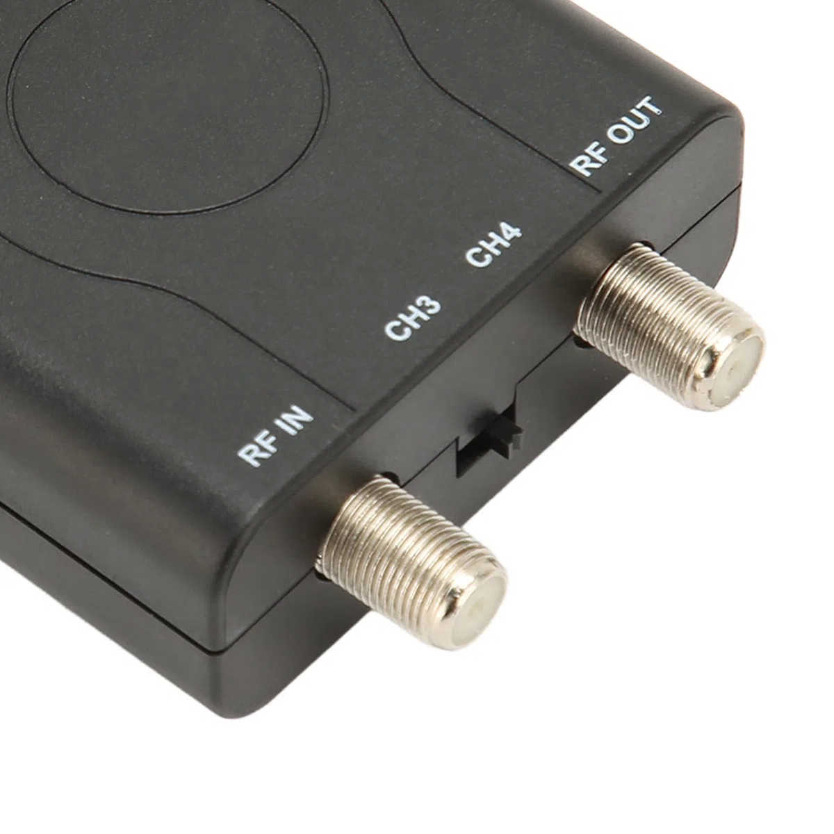 RF Modulator, Digitaler zu RF Modulator Video Audio Konverter, Unterstützt NTSC Format, Professioneller HD VHF Demodulator Konverter mit Stromkabel, für CATV System