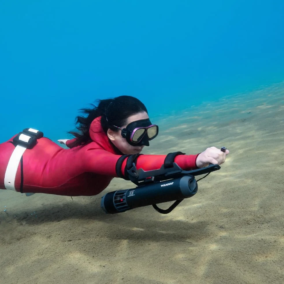 Waydoo Subnado 1Pcs Arm Mount Bracket and 1 Handgrip, 1 Set of Leg Mount Kit for Subnado Underwater Scooter with 2 Mount Brackets and 1 Pcs Strap for Waist