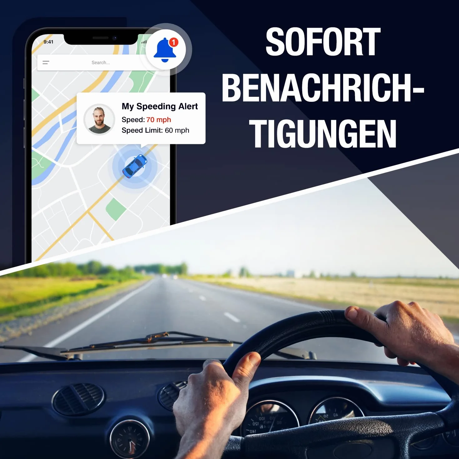 GPSLive DB2-4G GPS Tracker Auto, Motorrad, Wohnmobil, KFZ | Made in EU | Einfache Installation | Livetracking mit App | Keine SIM benötigt | GPS Tracker GPS Sender | Peilsender