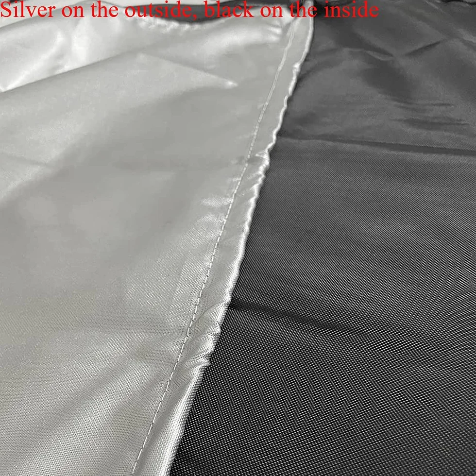 Teleskop-Abdeckung, wasserdicht, 420D-Oxford-Gewebe, Outdoor-Sonne, staubdicht, Teleskop, Umhang, Möbelabdeckungen mit verstellbarem Kordelzug (L: 150 x 85 cm)