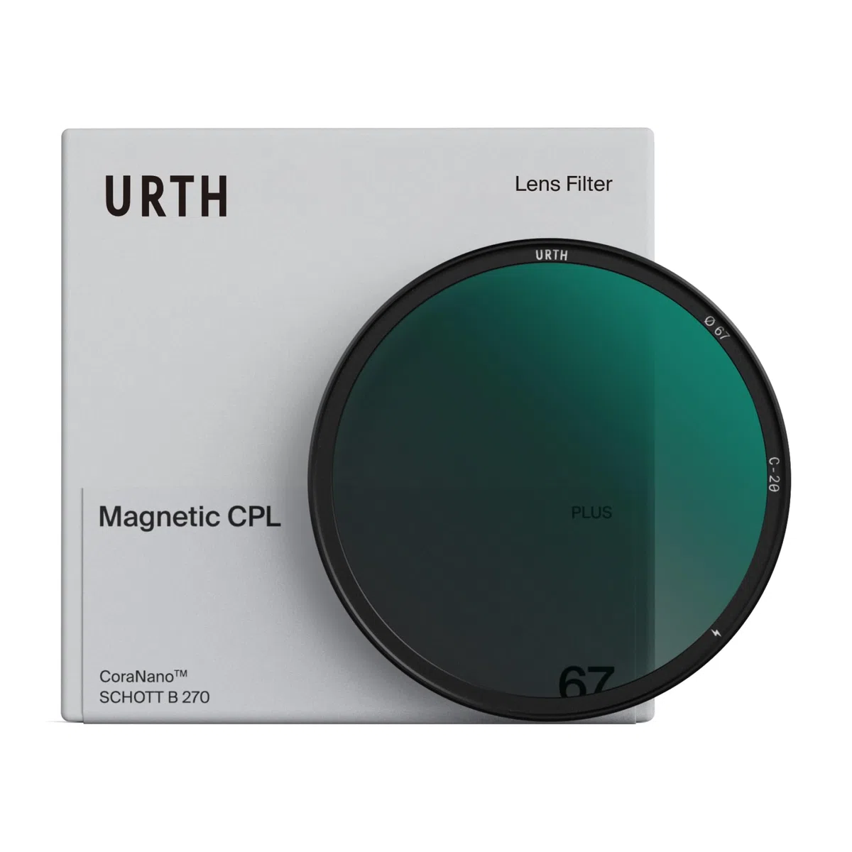 Urth 77 mm Magnetischer Zirkularer Polfilter (polarizationsfilter) CPL Filter (Plus) — 20-lagig nanobeschichtet, flaches Design für Kameraobjektiv-Polarization