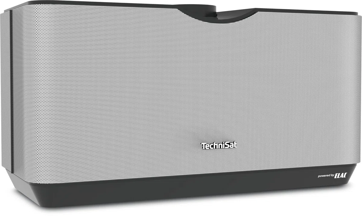 TechniSat AUDIOMASTER MR3 90 Watt WLAN-Lautsprecher Internetradio Multiroom Speaker Bluetooth schwarz/silber