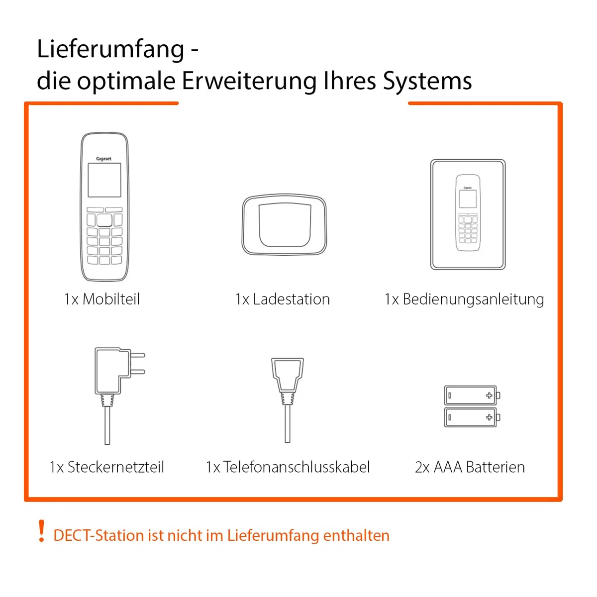 Gigaset CL390HX - Design DECT-Mobilteil mit Ladeschale - Fritzbox-kompatibel - Schnurloses Telefon für Router und DECT-Basis - 2 Akustik-Profile, grau [Deutsche Version] [Ohne Basis]