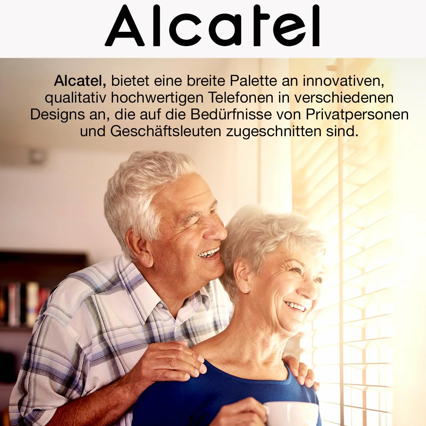ALCATEL TMAX 10+ Schnurgebundenes Festnetztelefon für Senioren – Große Tasten – Audio Boost – Tasten mit Fotos – Freisprechen – Leuchtanzeige für Anrufe – Lauter Klingelton – Hörgerätekompatibel
