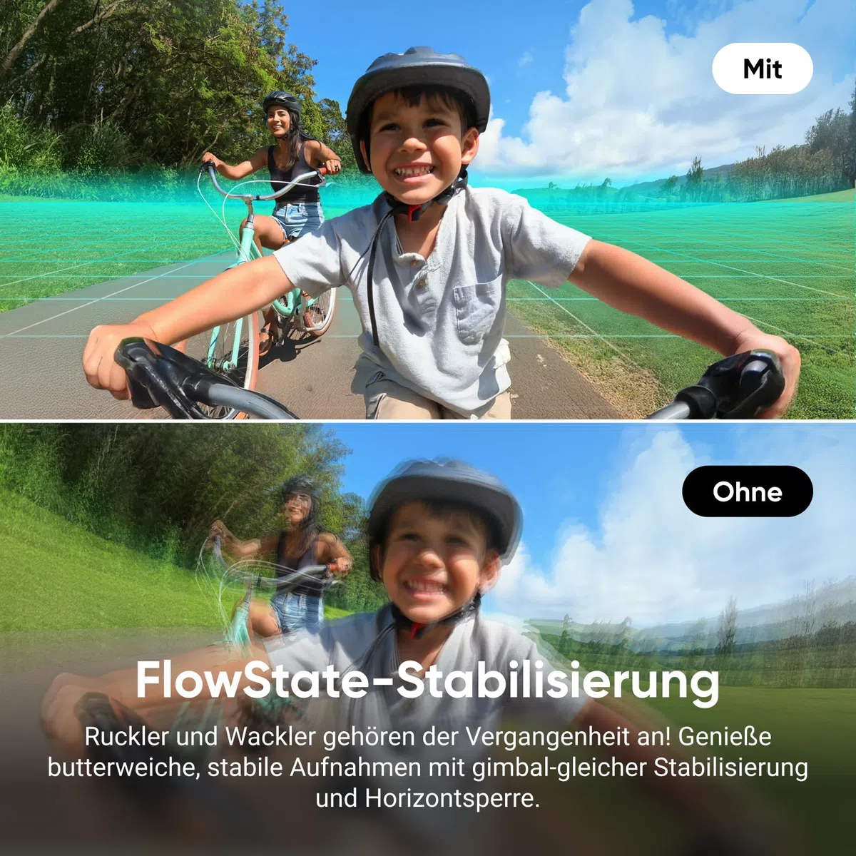 Insta360 GO 3S 128 GB 4K Mini Vlog Kamera, Stabilisierung, 140 min Akku, 10 m wasserdicht, KI-Bearbeitung, Apple Find My