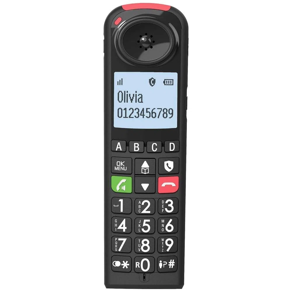 SwissVoice Xtra Zusätzliches Mobilteil Wahlwiederholung Beleuchtetes Display Schwarz