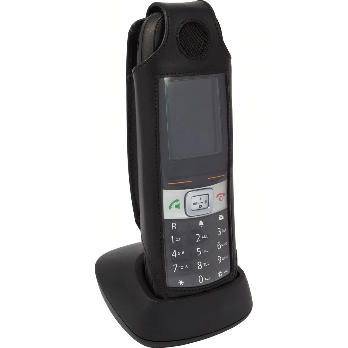 Gigaset Ledertasche mit festem Stahlgürtelclip für das R650H / R630H / E630H
