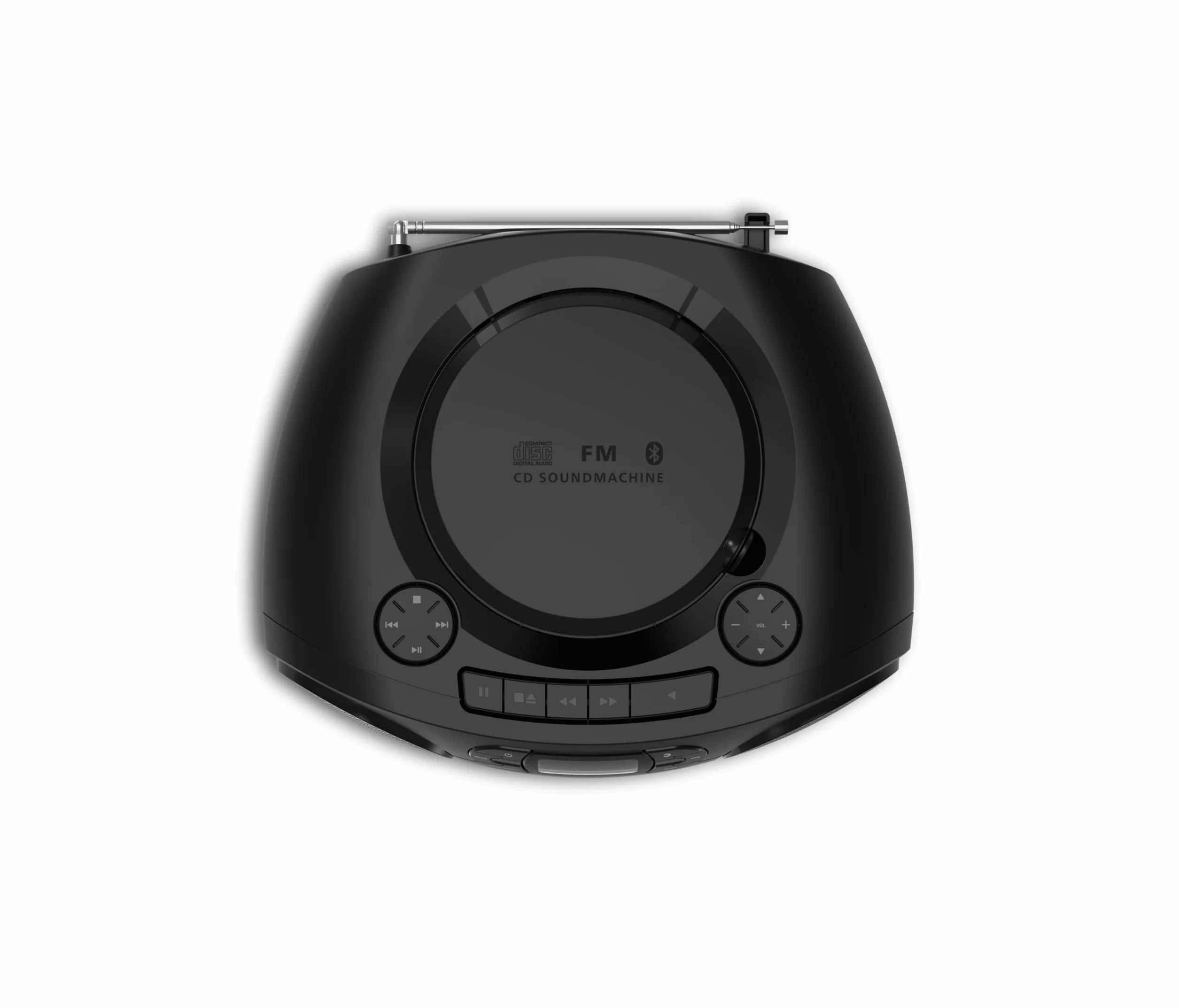 Philips Tragbare CD-Soundmaschine mit Kassettenspieler TAZ2200, DAB+/UKW-Radio, Bluetooth 6.0, USB-Wiedergabe, Audio-Eingang, Dynamische Bassverstärkung, Stereolautsprecher, Netz-/Batterieversorgung