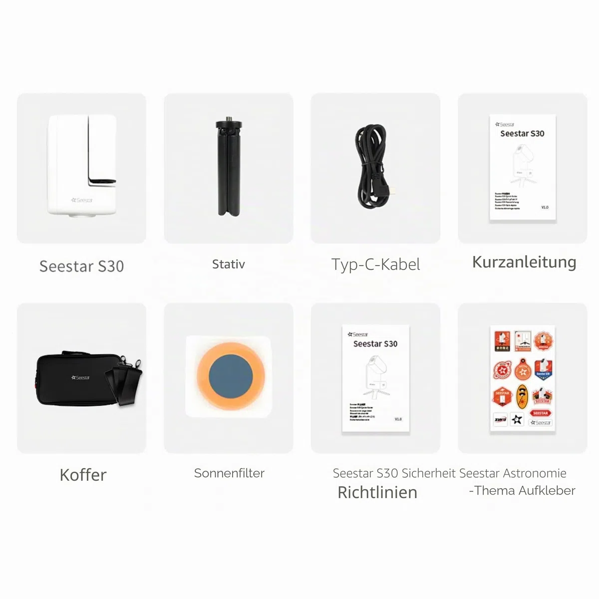 ZWO Smart Telescope AP 30/150 Seestar S30
